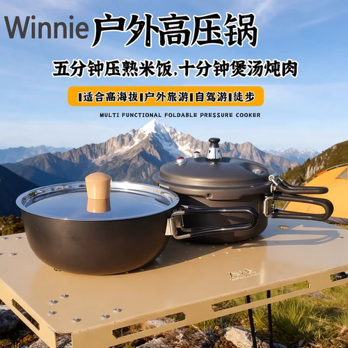 德国进口户外便携铸铁高压锅套装