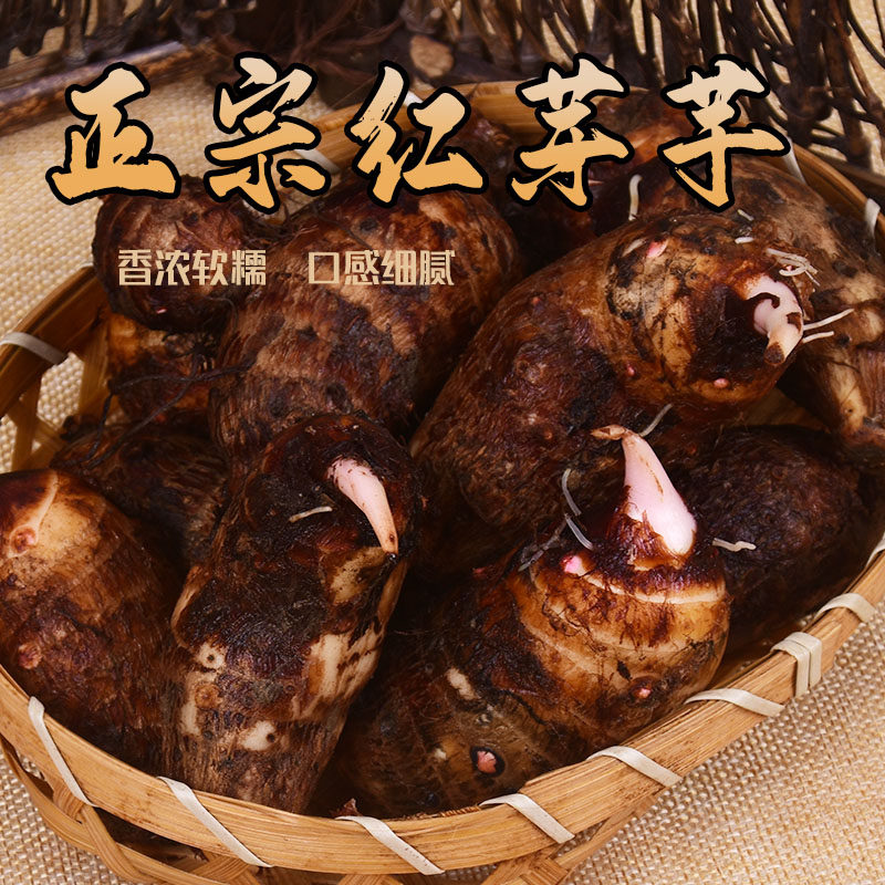 正宗铅山红芽芋新鲜芋头小芋头毛芋头牛奶芋头软嫩滑粉糯香甜农家