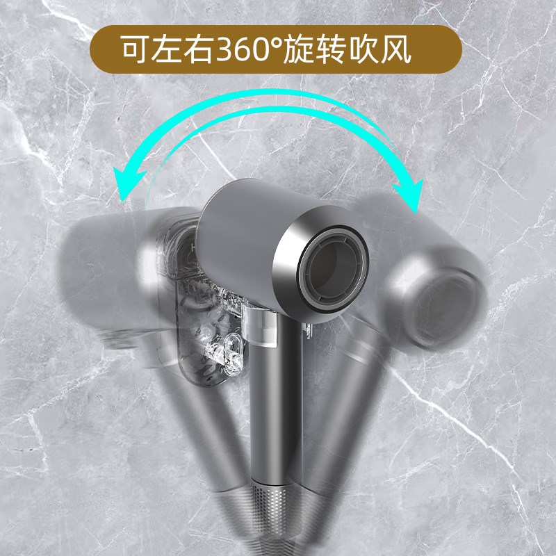 吸盘风筒吹风机支架款浴室免打孔置物架新电吹风壁挂淋浴间神器