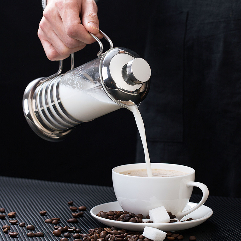 法压壶咖啡壶手冲泡咖啡现磨浓缩咖啡杯过滤杯冲茶器打泡器玻璃