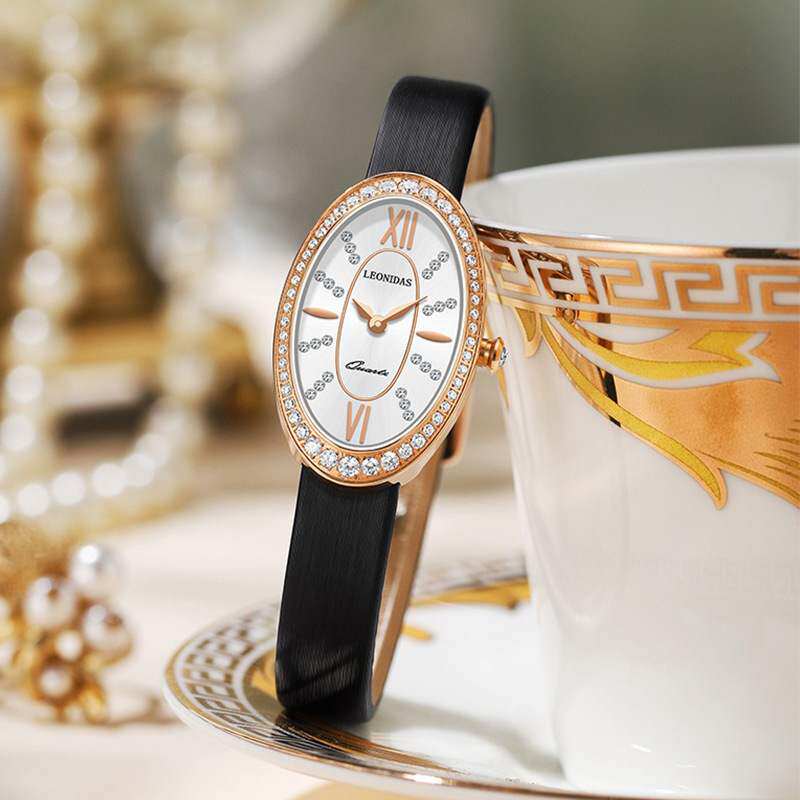 列奥尼达leonidas手表女士新款轻奢复古石英女表防水一件