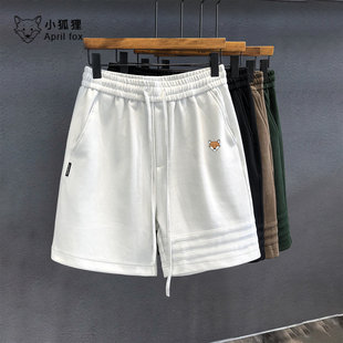 英国小狐狸2026重磅运动休闲短裤男士裤子夏季宽松五分裤美式卫裤