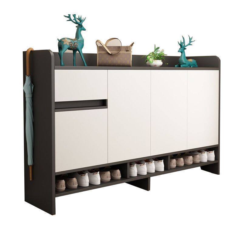 新款实木鞋柜大容量储物柜入户走廊楼道门口多层鞋架鞋盒2025款