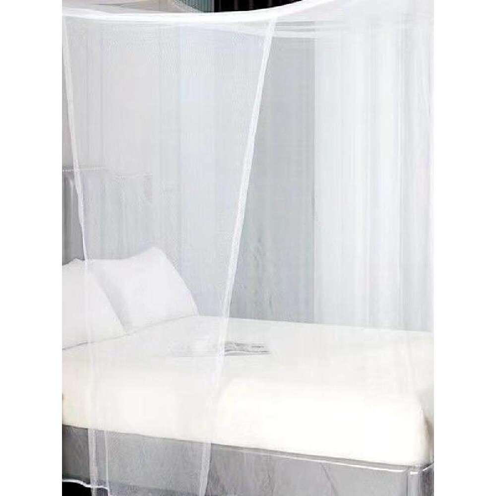 夏季加密传统老式蚊帐挂式家用卧室双人床落地床帐子2m*2.2m蚊帐