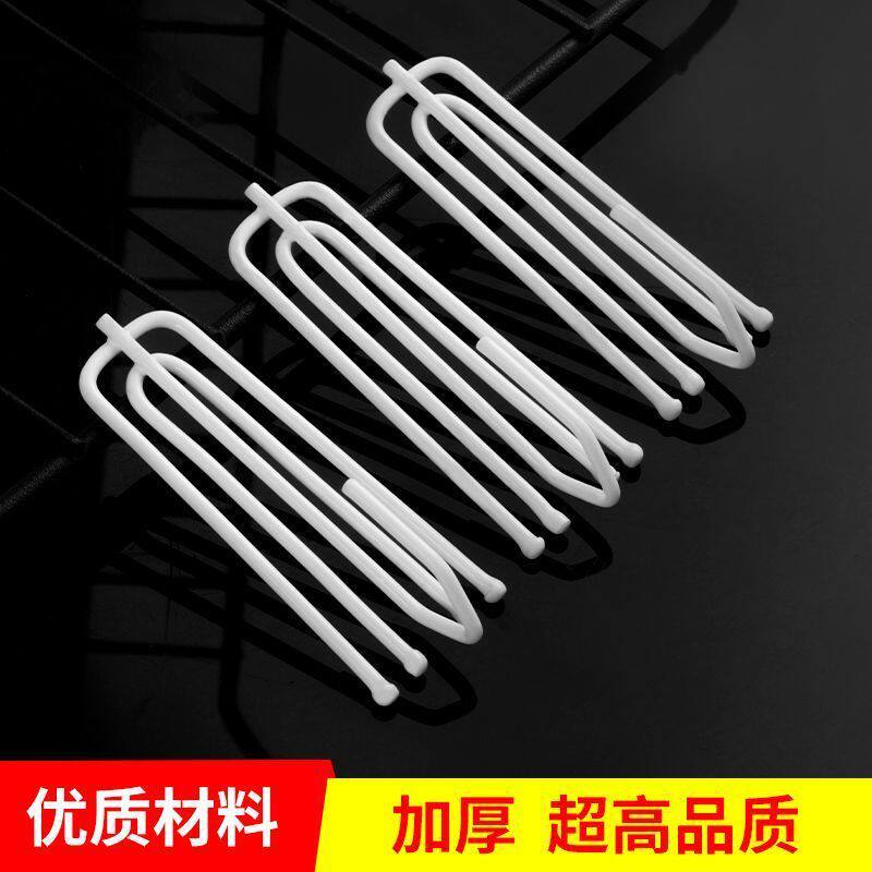 床帘勾子窗帘配件加厚加粗四爪挂钩钩子烤漆