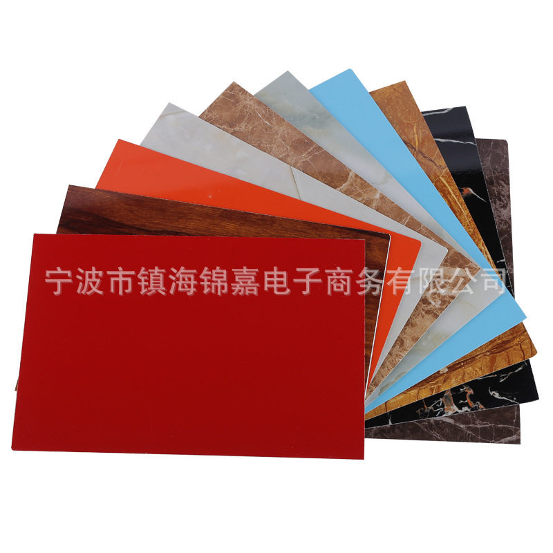 红蓝黄黑亚光UV石塑板 厂家提供 广告单色护墙板室内装修材料