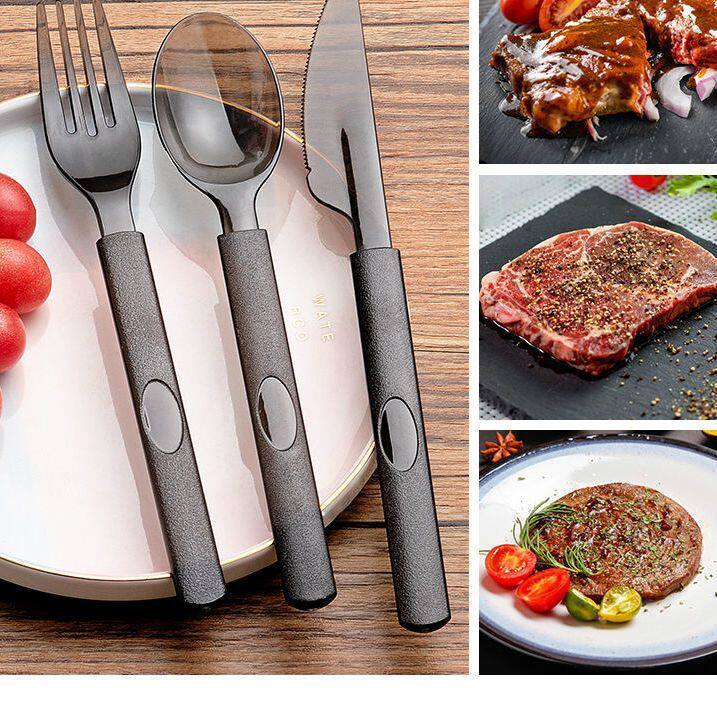 一次性刀叉勺套装西餐牛排刀叉餐具甜品蛋糕外卖叉勺独立包装商用