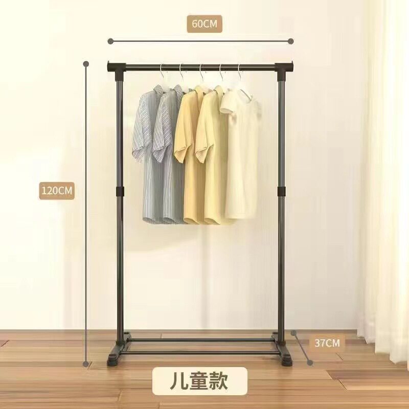家用简易小型落地晾衣架 固定高度 * 套图片