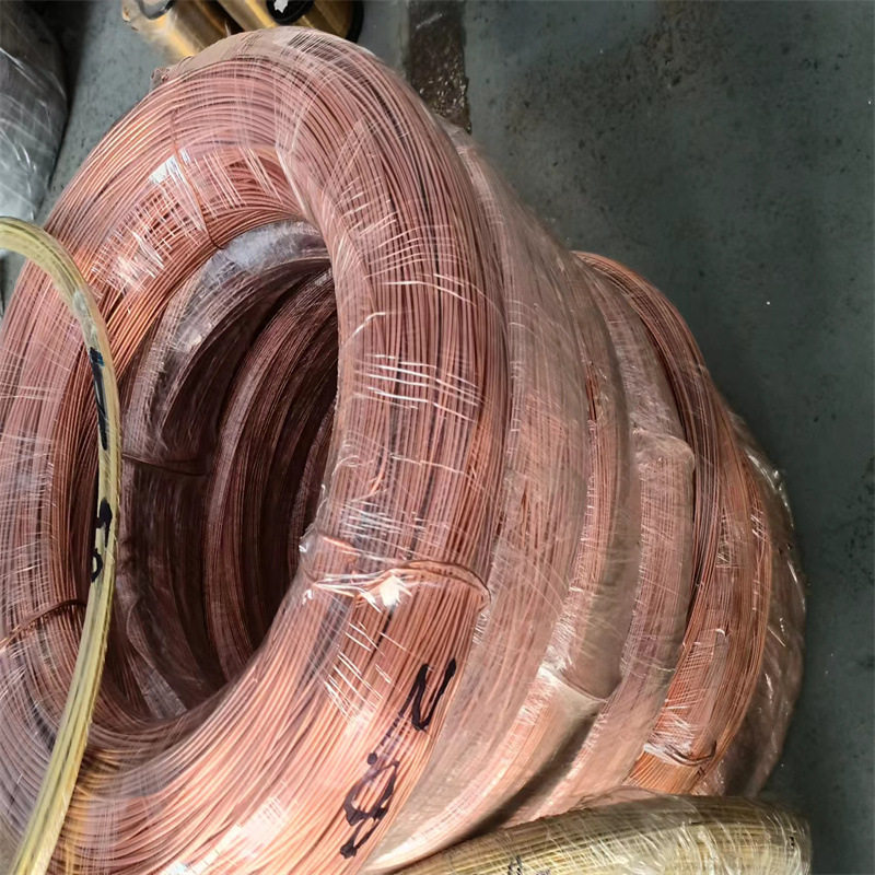 小规格紫铜调直线高纯裸铜丝铜扁线2*2mm细铜棒直条 T2镀锡紫铜线