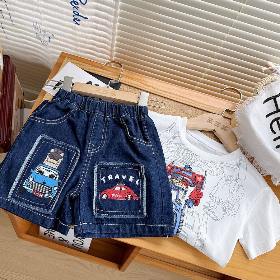 女童牛仔短裤2025夏季新款儿童洋气时髦五分裤宝宝夏装裤子潮