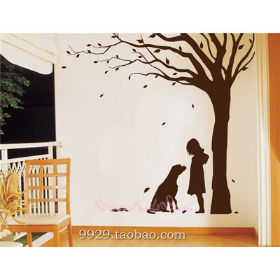 DIY手绘墙模板 o彩绘墙画壁纸环保无味儿童房客厅涂鸦墙绘画M602