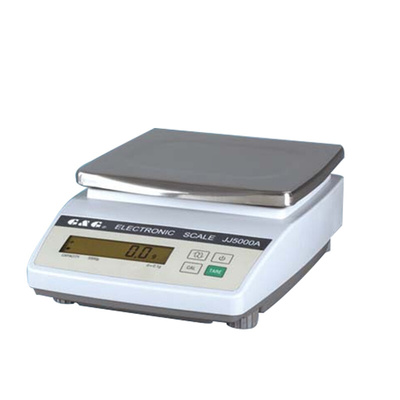 。双杰JJ-A系列2000/3000/5000/6000g 电子天平10kg 0.1g电子秤