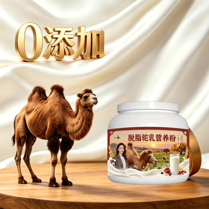 脱脂驼乳粉产后恢复高蛋白驼奶粉散养100%正宗专用