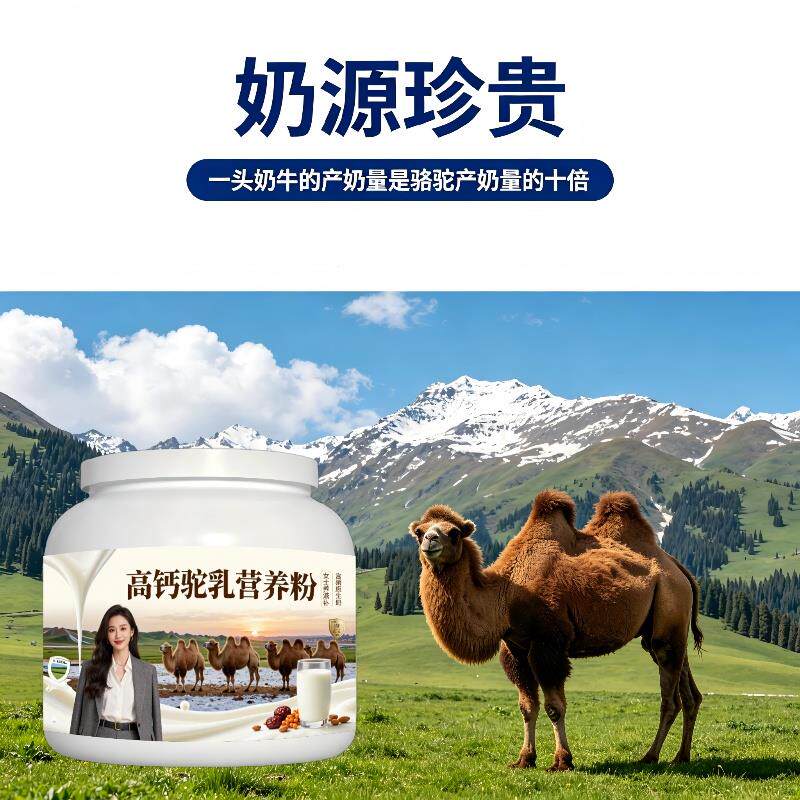 女士高钙驼乳粉高蛋白补钙驼奶粉直供官方正品专用