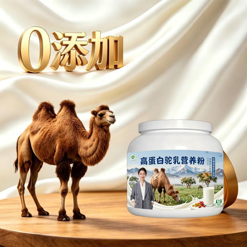 高蛋白驼乳粉温冲速溶零蔗糖护肠胃骆驼营养粉沙漠正品专用