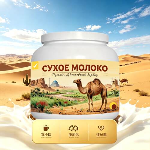 买2送1俄罗斯奶源低脂脱脂驼奶粉代餐粉质顺滑打工人溶解顺畅