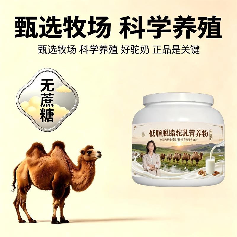 女士驼乳粉温冲速溶多维低骆驼营养粉直供官方认证初乳