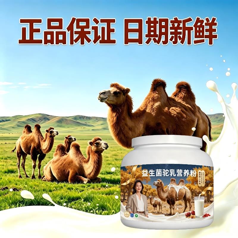 健身益生菌驼乳粉运动后高蛋白驼奶粉散养官方认证纯正
