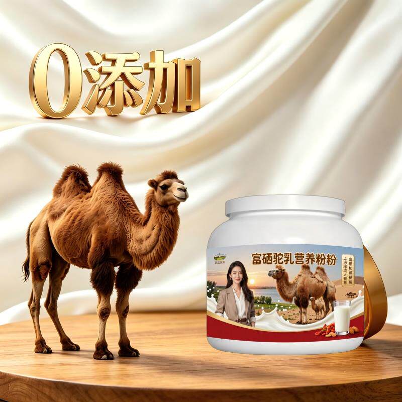 上班族富硒驼乳粉下午茶加餐均衡营养驼奶冲调粉沙漠有机正宗初乳