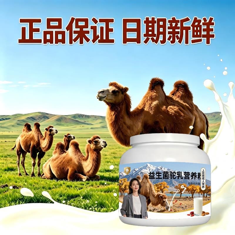 上班族益生菌驼乳粉下午茶加餐高蛋白护肠胃驼奶冲调粉散养官方配
