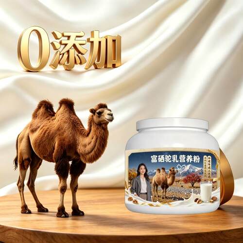 中老年富硒驼乳粉居家常备高钙补钙骆驼营养粉散养官方正品初乳