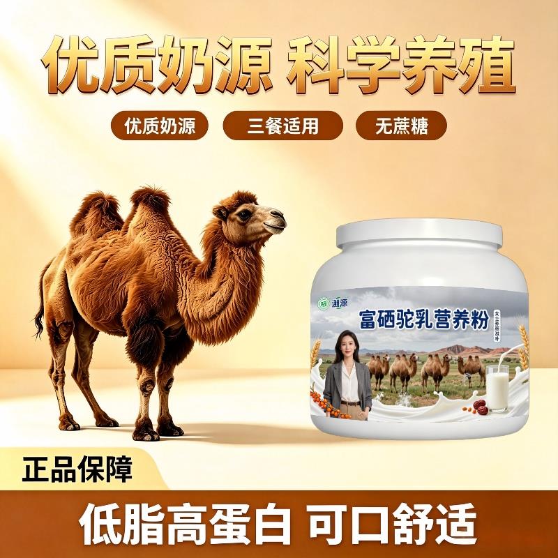 女士富硒驼乳粉下午茶加餐高蛋白补钙驼乳粉直供100%正宗初乳
