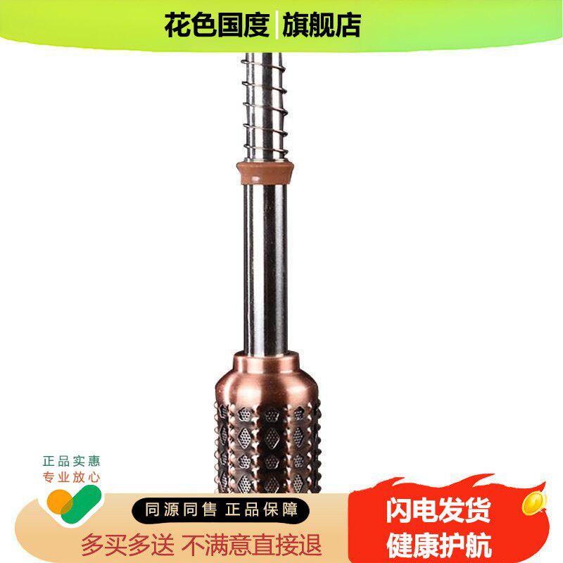 大号铜色艾灸棒随身灸 家用多功能温灸棒 古铜艾灸盒按摩棒