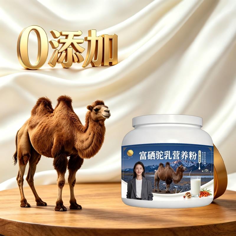 人群富硒驼乳粉日常养生高蛋白补钙骆驼营养粉沙漠有机正宗初乳