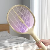 二合一灭蚊器家用电蚊拍2022新款 usb充电灭蚊拍紫外线灭蚊拍