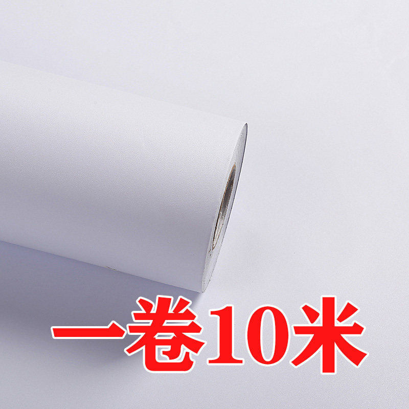防水防潮墙贴纸墙壁墙面白色墙纸自粘遮丑家具翻新腻子白墙贴壁纸