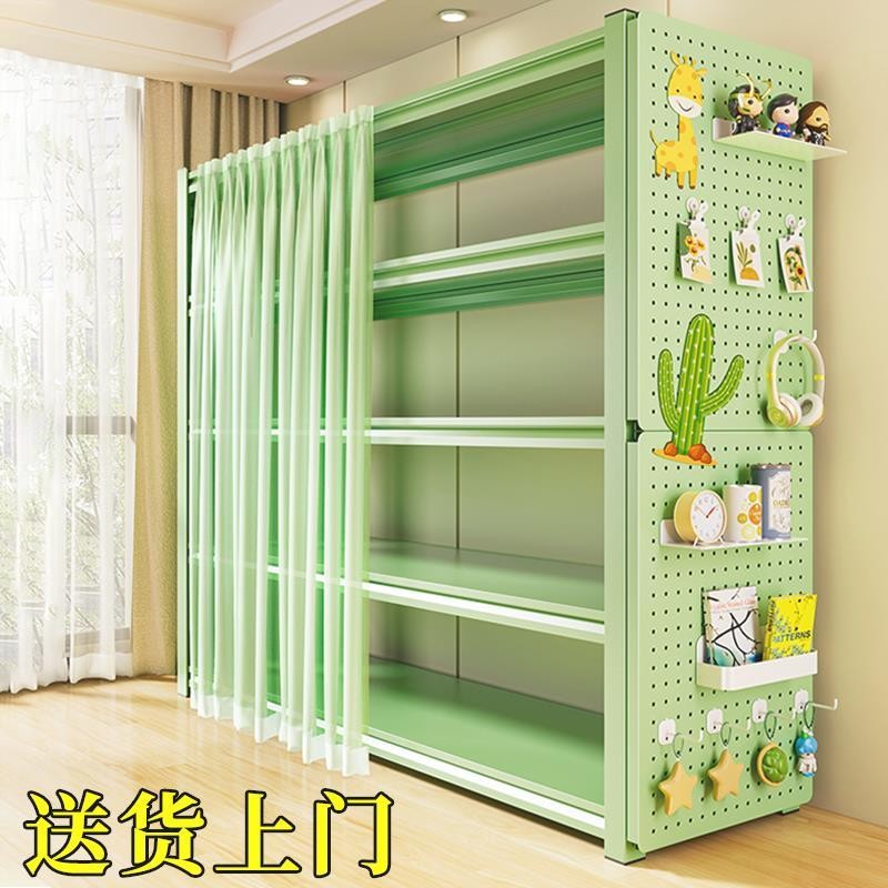 家用置物架多层收纳架客厅书架杂物间整理架地下室储物架落地货架
