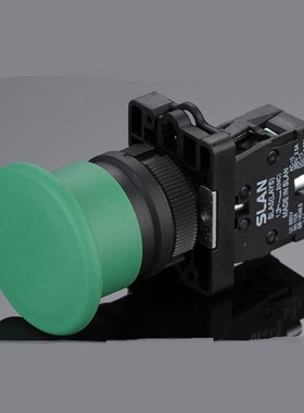 LA128E经济型塑料外壳蘑菇头复位按钮开关 XB2-EC31 EC42