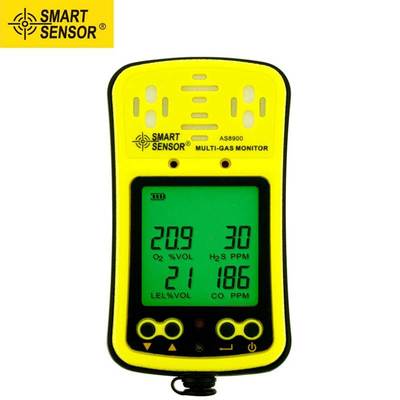 希玛四合一气体检测仪有毒有害便携式可燃氧气硫化氢报警器AS8900