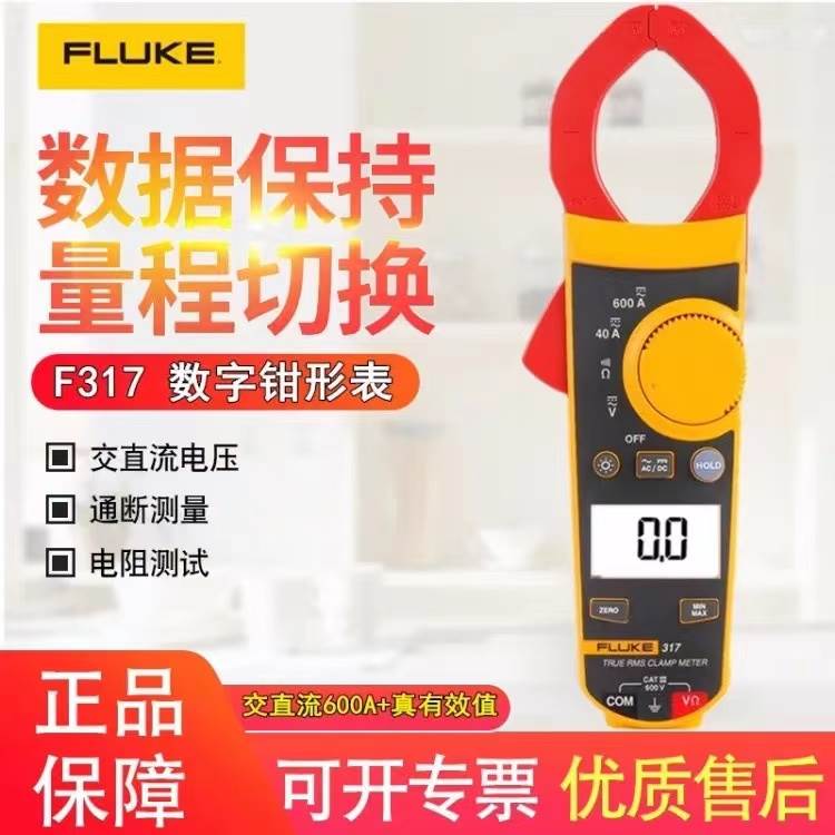 FLUKE福禄克317钳形362型F302+ F303 F305 F312 F317电流表F319