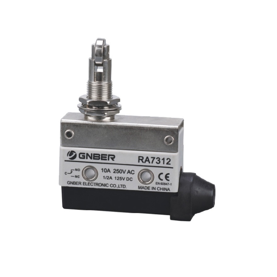 冈本工控 面板安装式交叉滚轮塞柱型防尘防油限位开关 RA-7312