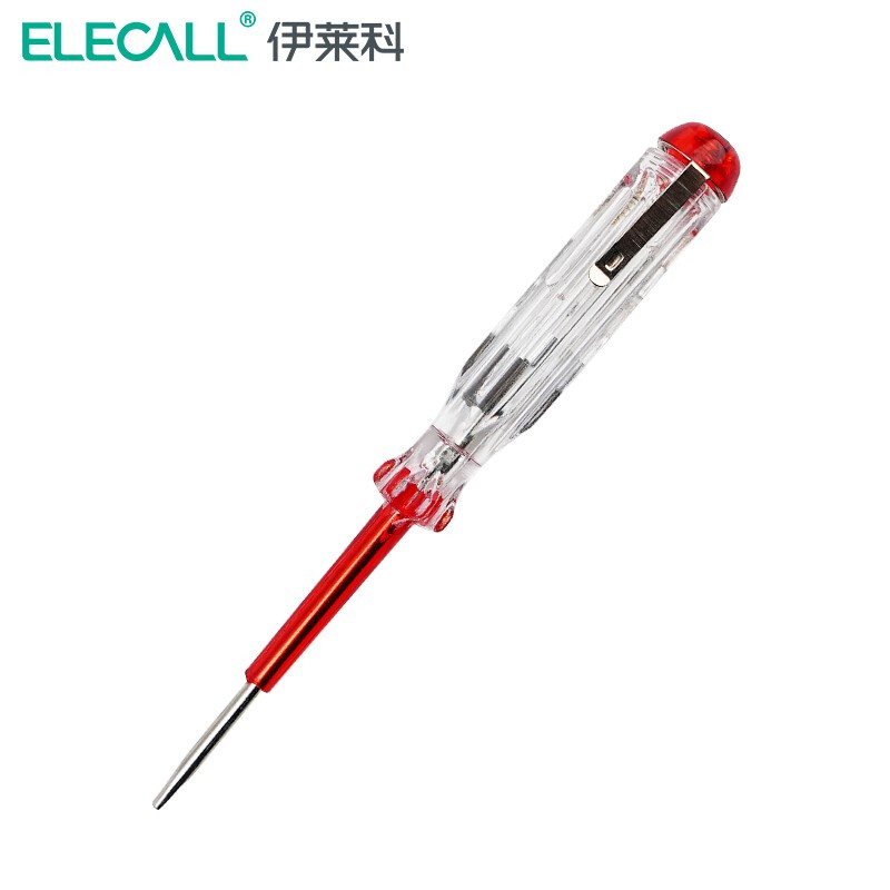 伊莱科多功能LED指示灯夜视数显电工 高精度电笔   电路线路检测