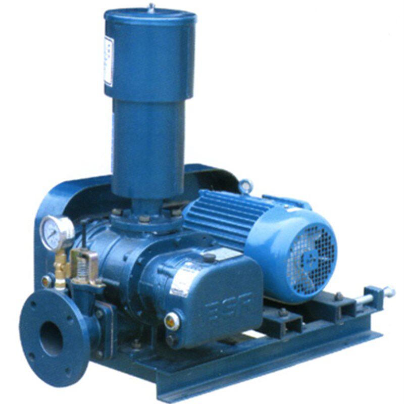 三叶罗茨鼓风机鱼塘曝气微孔增氧机大功率污水处理气力输送设备