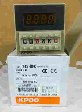 开普KPOO 双设定循环延时数显时间继电器 T4S-8FC (DH48S-S/1Z)