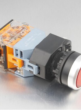 平头LED带灯复位型按钮开关LA160-LA38-11DN 红/绿