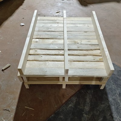 热销定制实木叉车卡板物流木架床防潮木栈板货架木托盘放货地台垫