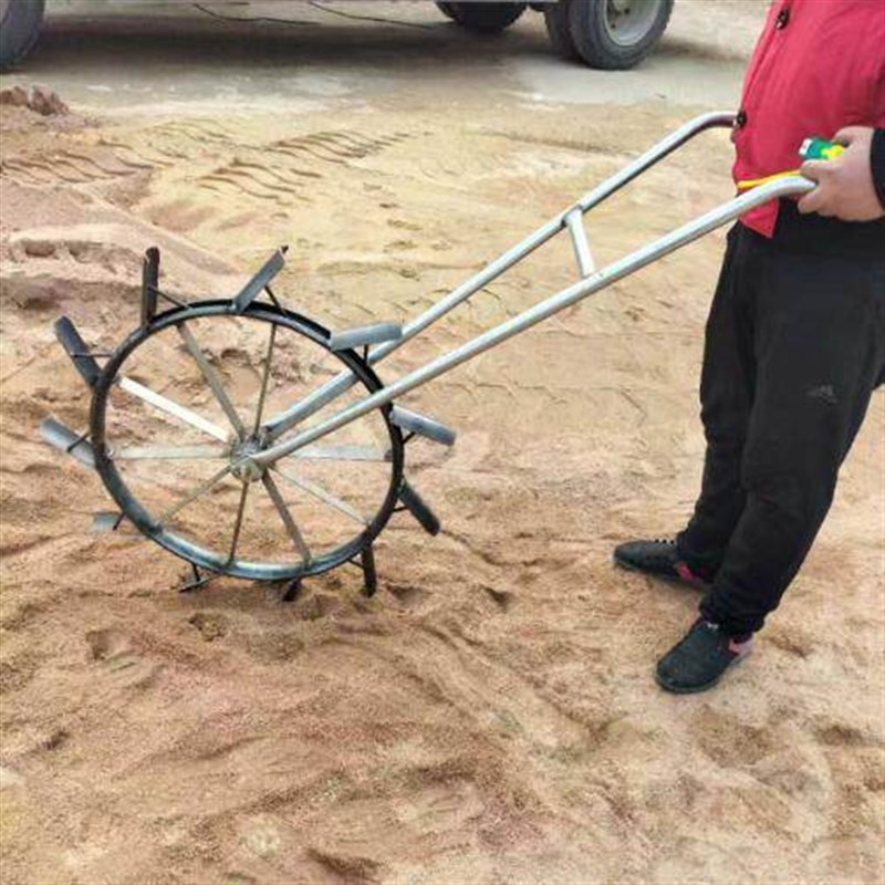 热销种姜专用扒窝神器种姜挖窝工具大姜种植打窝器株距定植滚动打