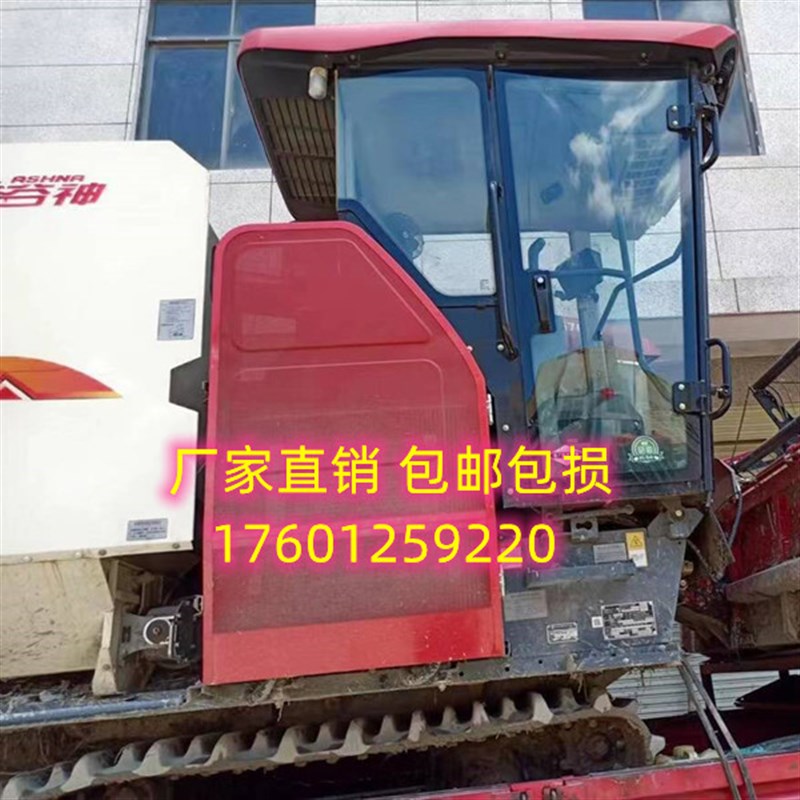 热销新款雷沃谷神RG60/70/80履带水稻收割机驾驶室钢化玻璃车门前