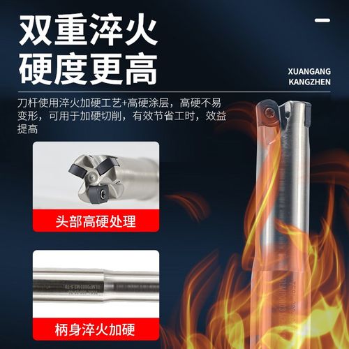 热销快进给双面铣刀杆TEBL06特固克 BLMP0603R刀片开粗铣面刀杆刀