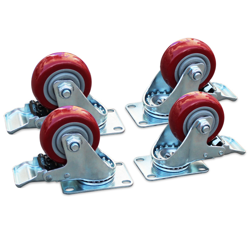 热销轻型仓库带轮移动金属仓储货架家用四层储藏置物架展示架定做