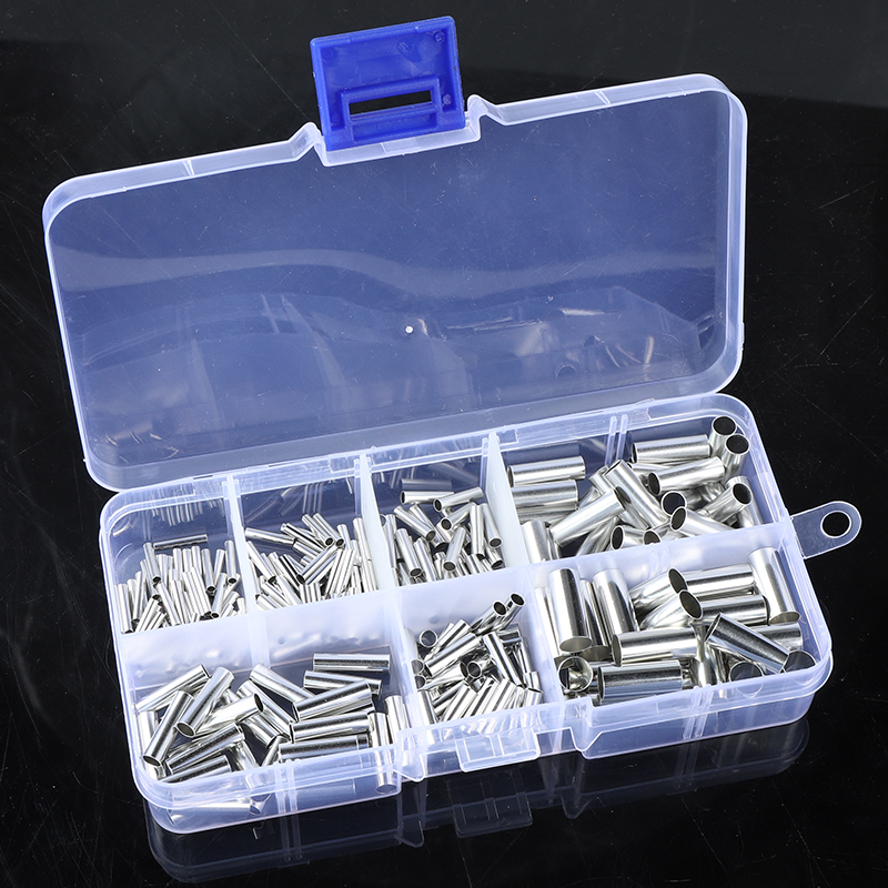 热销紫铜GT连接管电线接头压接端子小铜管对接端子连接器套装对接