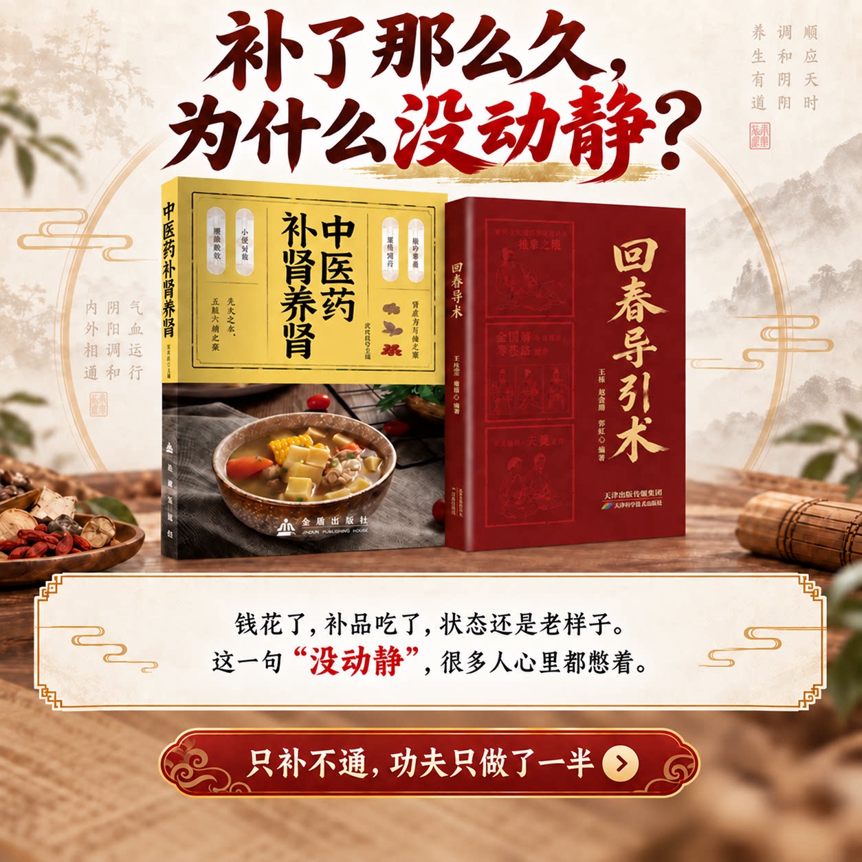 回春导引术中医药补肾养肾组合