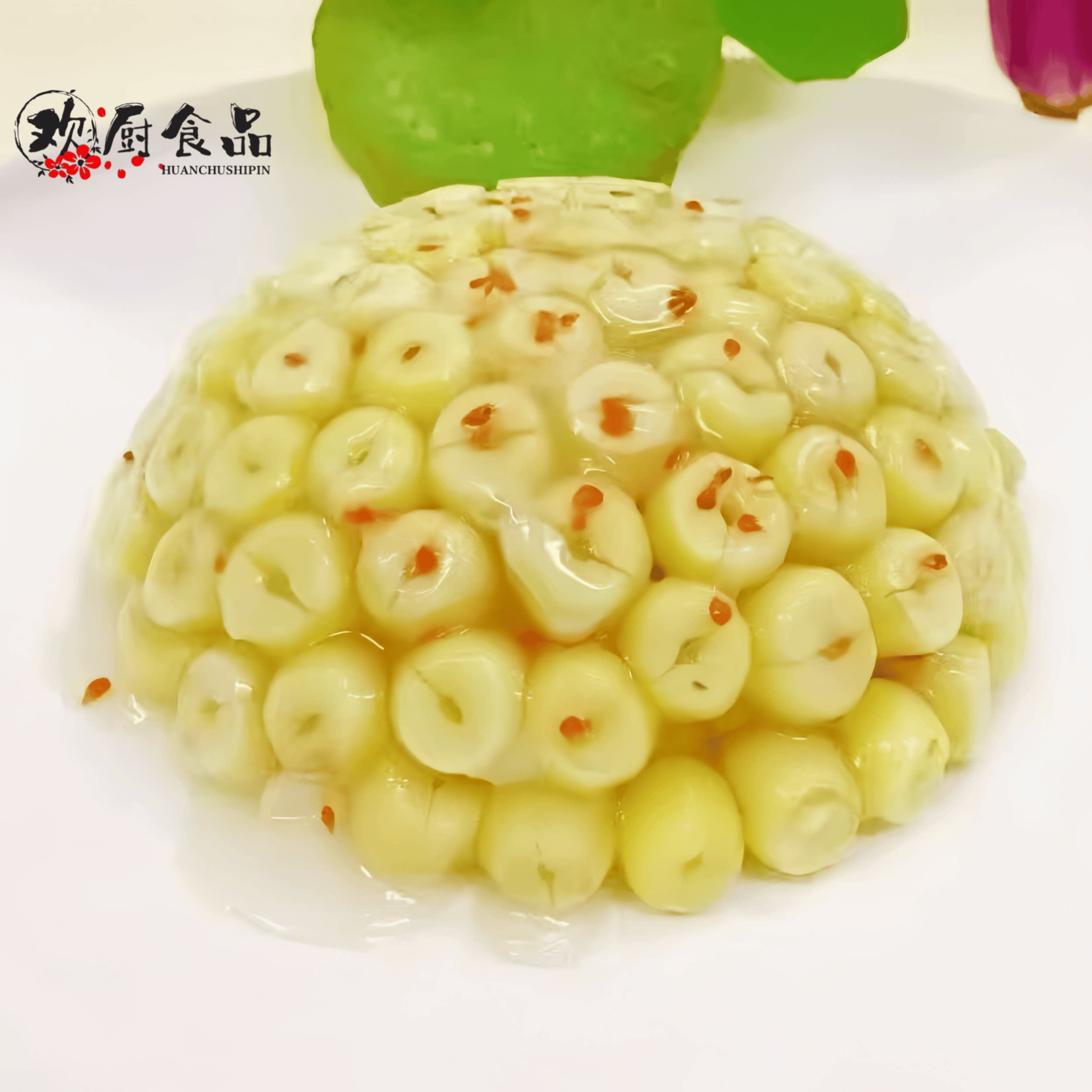 金玉香莲软糯玉米粒去芯莲子扣预制菜冷冻加热即食500g宴席菜商用