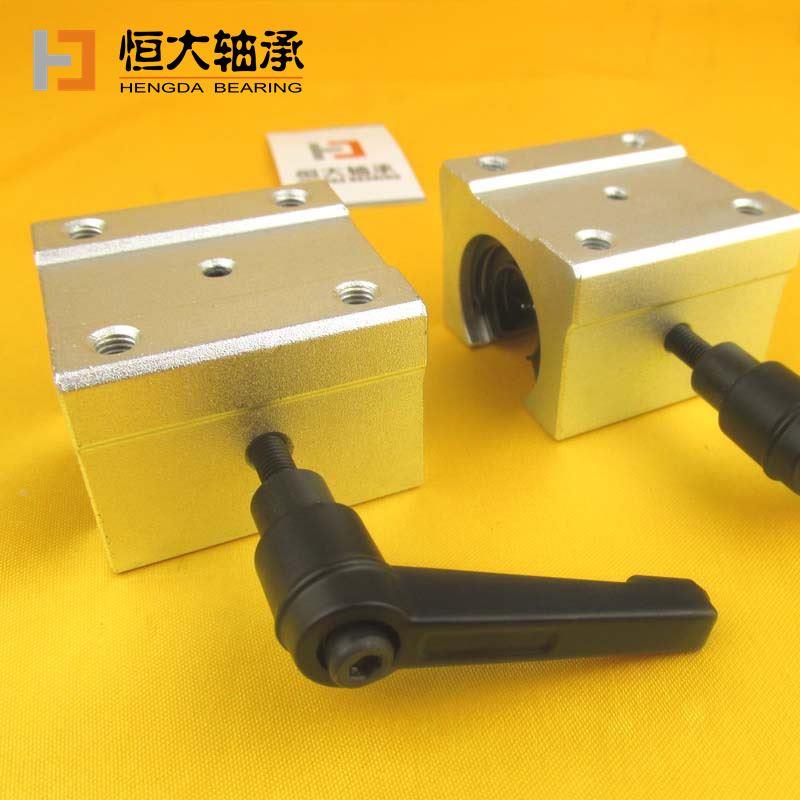 限位SBR20U定位SBR带手柄SBR16UU直线轴承USBR12UUSBR25 锁紧滑块