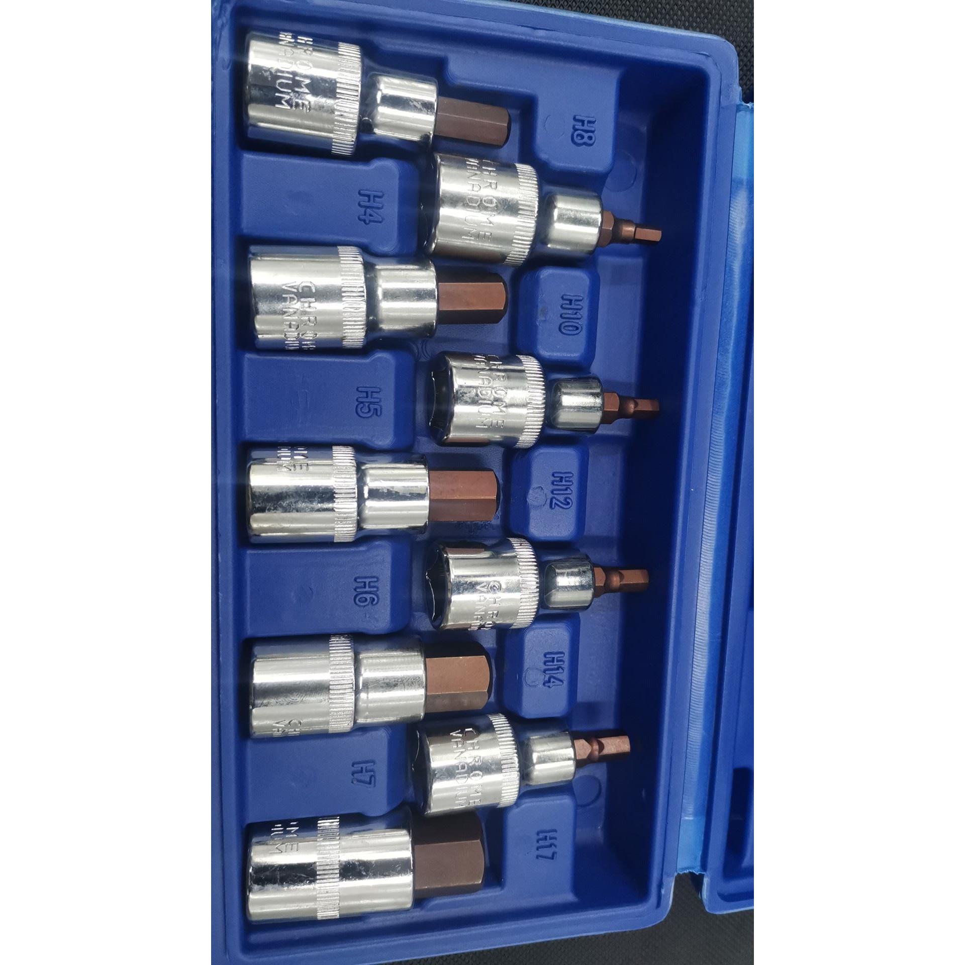 电板手大飞接口六棱旋具头H467812417压配内六角批头10cm55mm套装