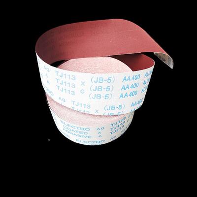 4寸手撕砂布卷 木工砂布TJ113砂纸卷JB-5软布抛光布  4寸*100Y